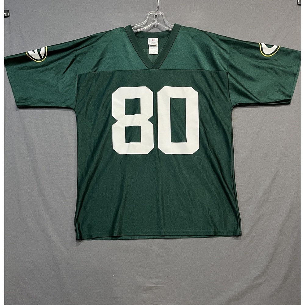 Green Bay Packers Jersey Men's Large Donald Driver #80 NFL Team Apparel